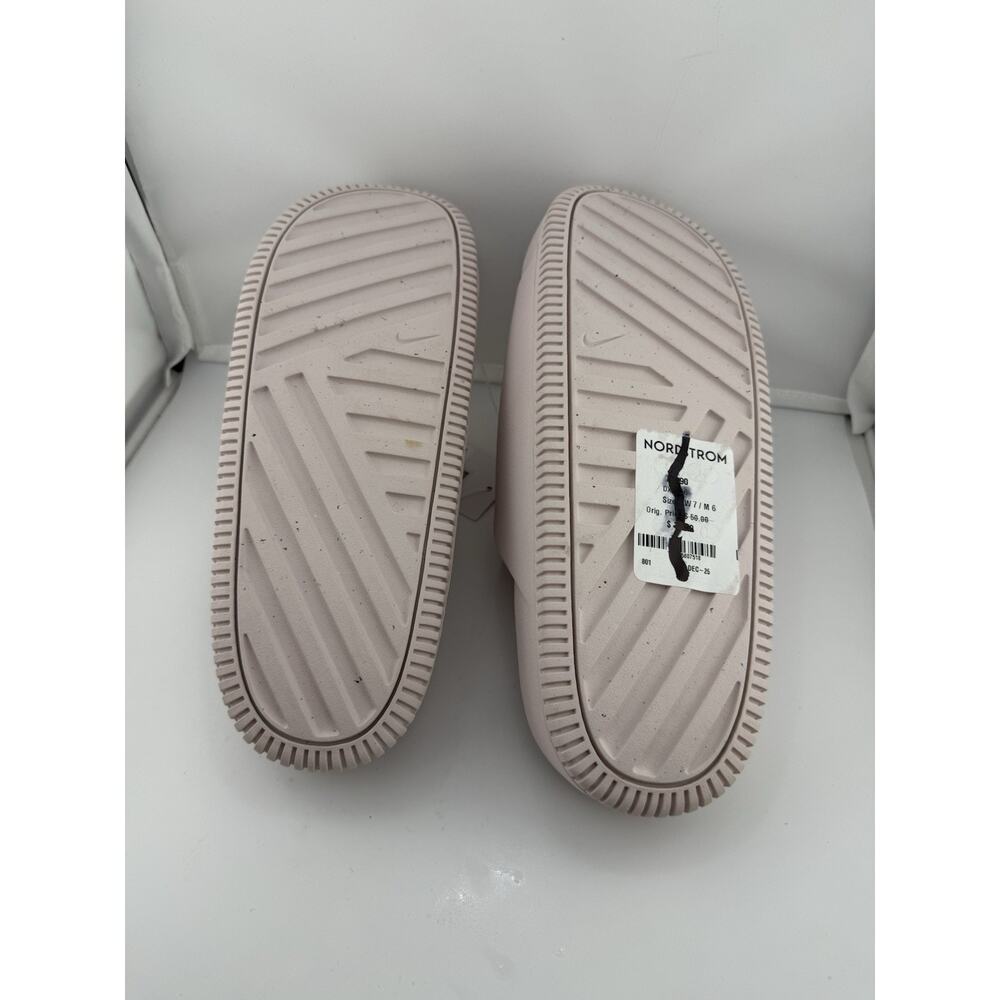 NWT Women's Nike Calm Slide Sandals Slip On Barely Rose Size 7 - Picture 7 of 7